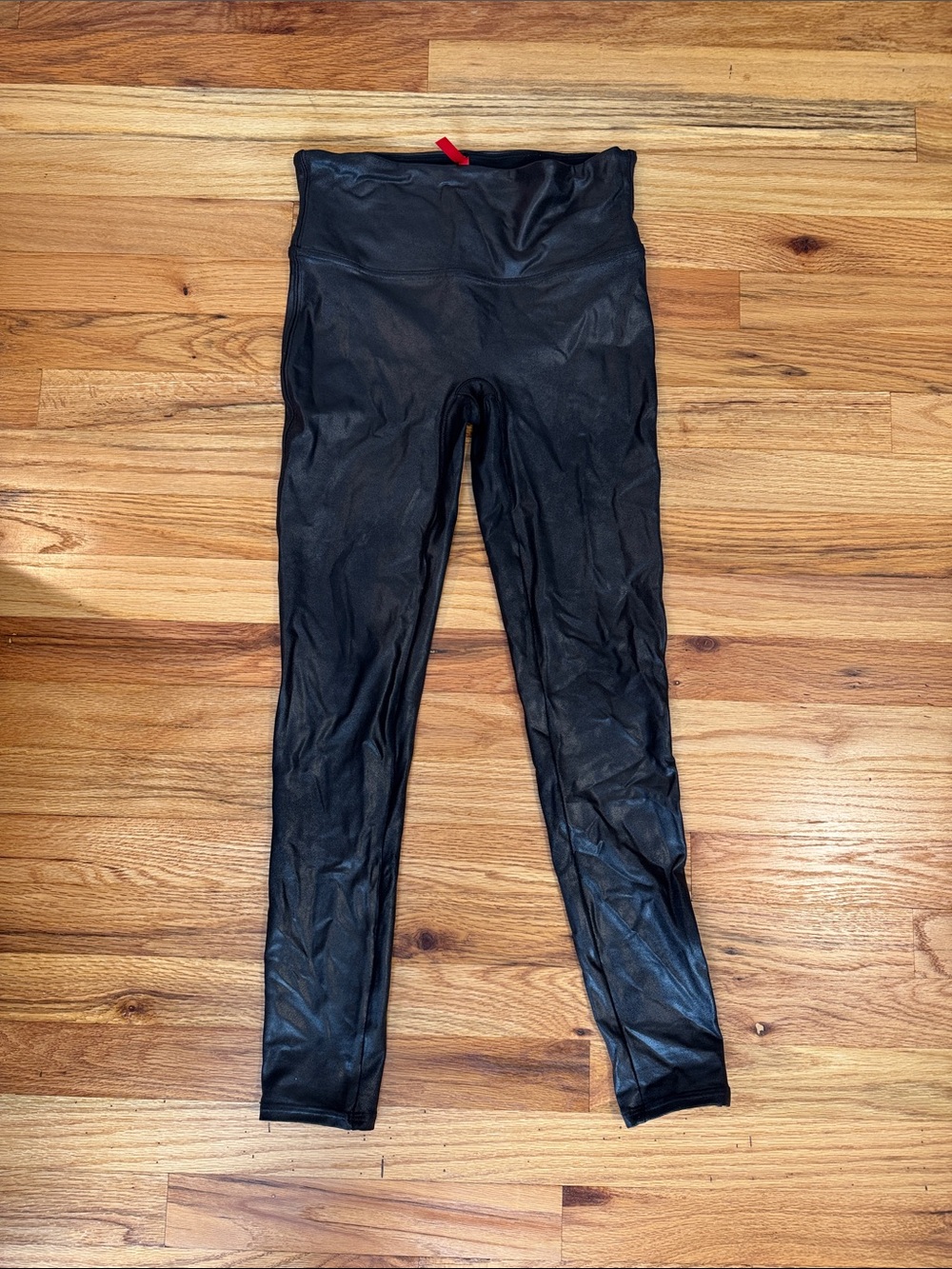 Spanx Black Faux Leather Leggings